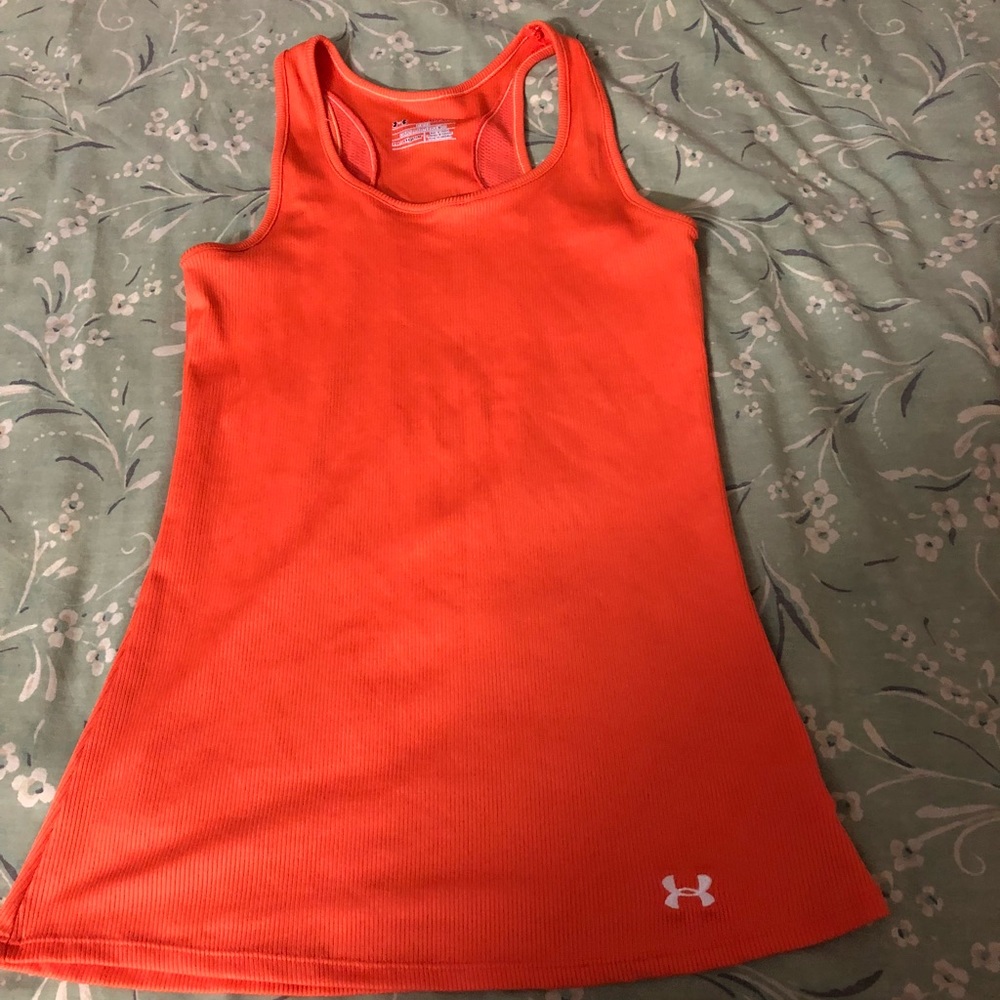 Under Armour Womens HeatGear Sleeveless Gym Run Tank Top (bundle) - Picture 2 of 8